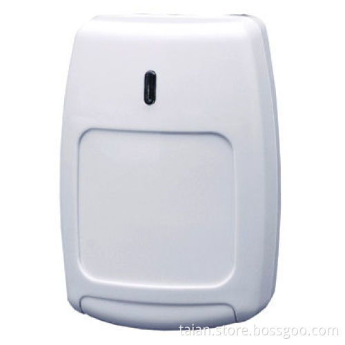Offers quality detection in an attractive white housing infrared motion detector